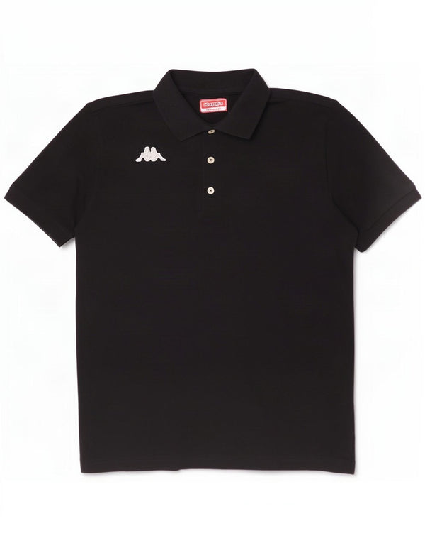 Kappa Polo Homme Noir Moyen Coton