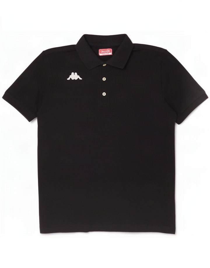 Kappa Polo Homme Noir Moyen Coton
