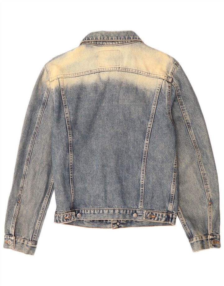 Blink Veste en jean pour homme UK 36 Petit Bleu Coton