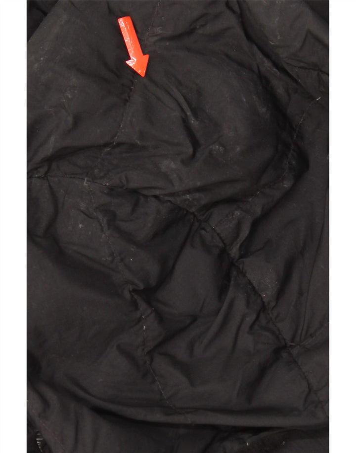 The North Face Veste rembourrée à capuche pour homme UK 38 Medium Noir Polyester
