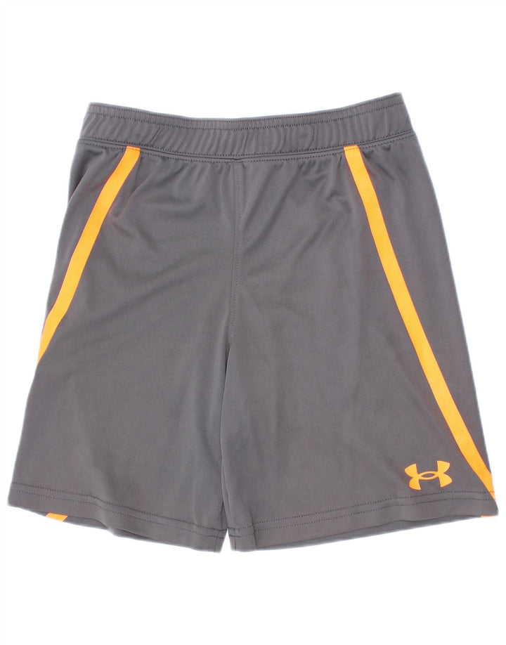 Under Armour Short de Sport Garçon 5-6 ans Gris Polyester