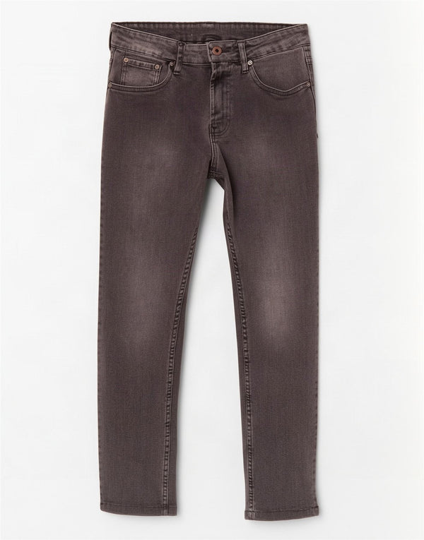 Zara Jean skinny pour homme EU 42 Large W32 L27 Gris Coton