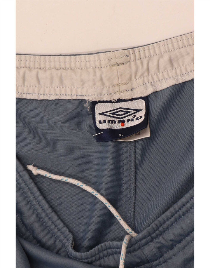 Umbro Short de Sport Homme XL Bleu Polyester
