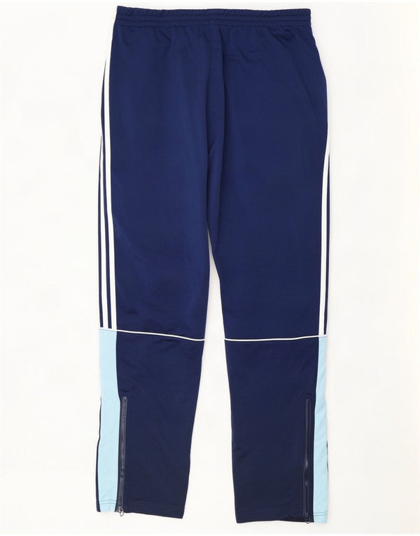 Adidas Pantalon de survêtement pour homme UK 44/46 Large Bleu marine Colourblock