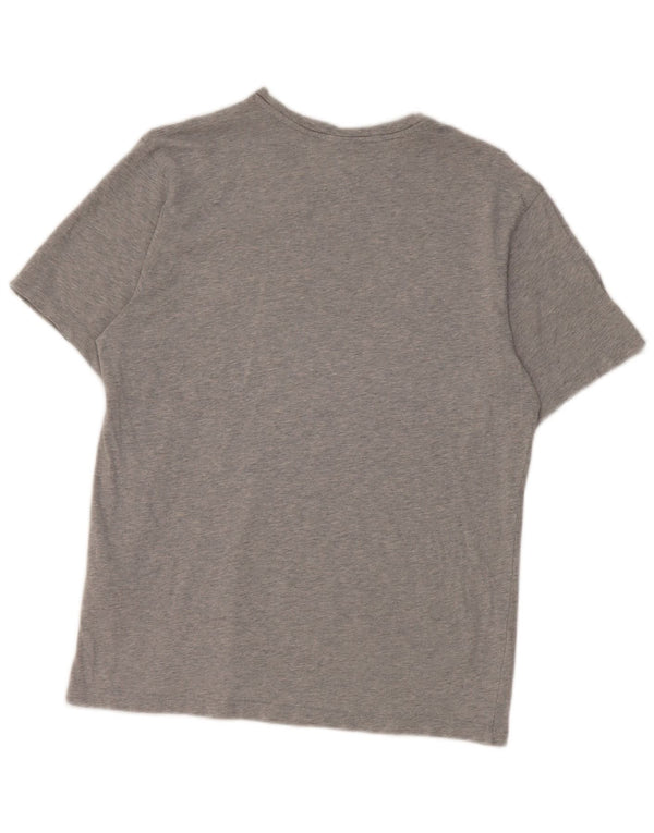 North Sails T-shirt graphique surdimensionné pour femme UK 2 2XS Gris Coton