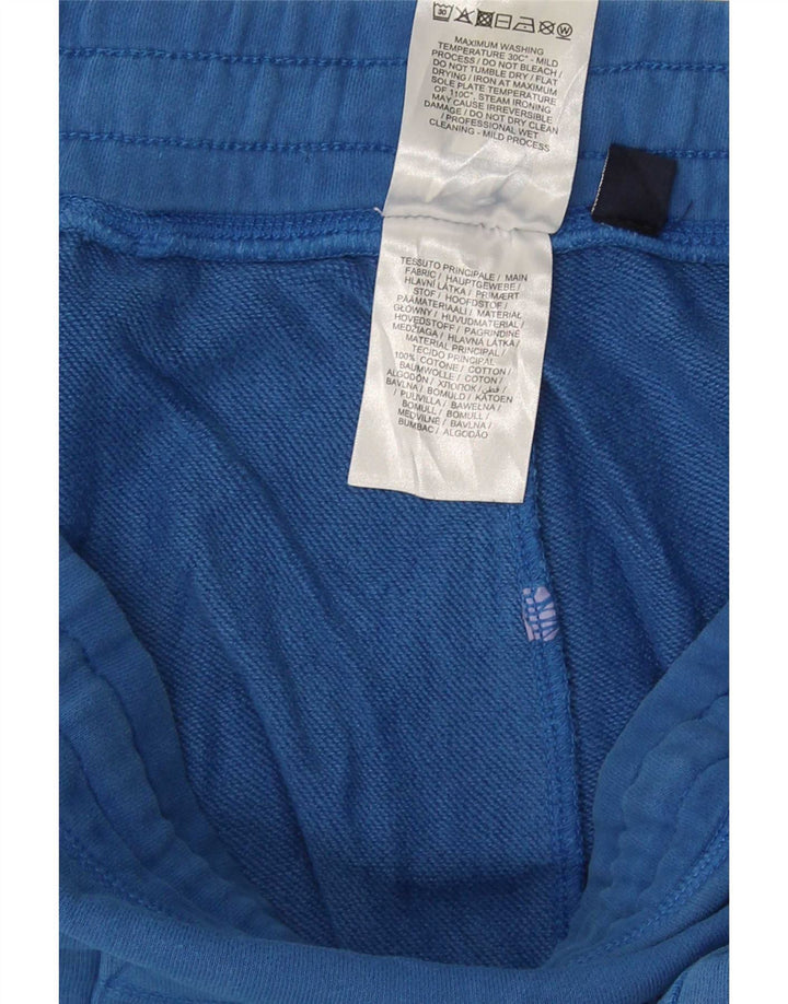 North Sails Short de Sport Homme Bleu Moyen Coton