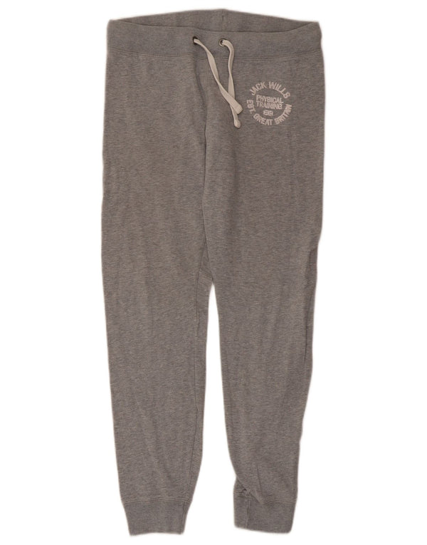 Jack Wills Pantalon de survêtement pour femme Joggers UK 10 Small Gris moucheté
