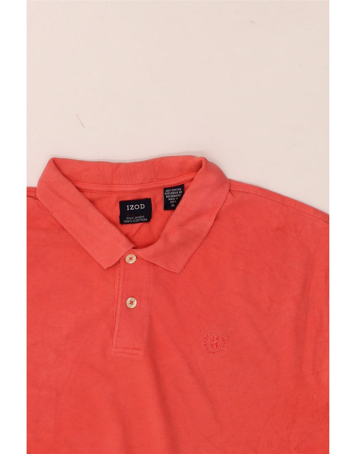 IZOD Mens Polo Shirt XL Red Cotton Vintage Izod and Second-Hand Izod from Messina Hembry 