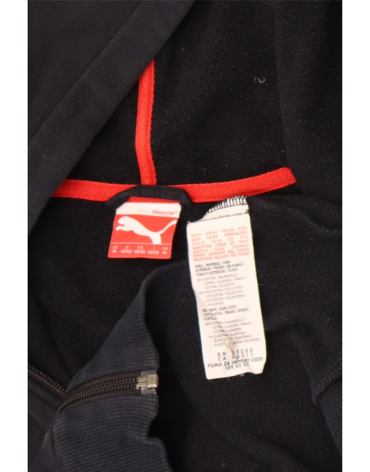 Puma Sweat à Capuche Zippé Homme Noir Moyen Coton
