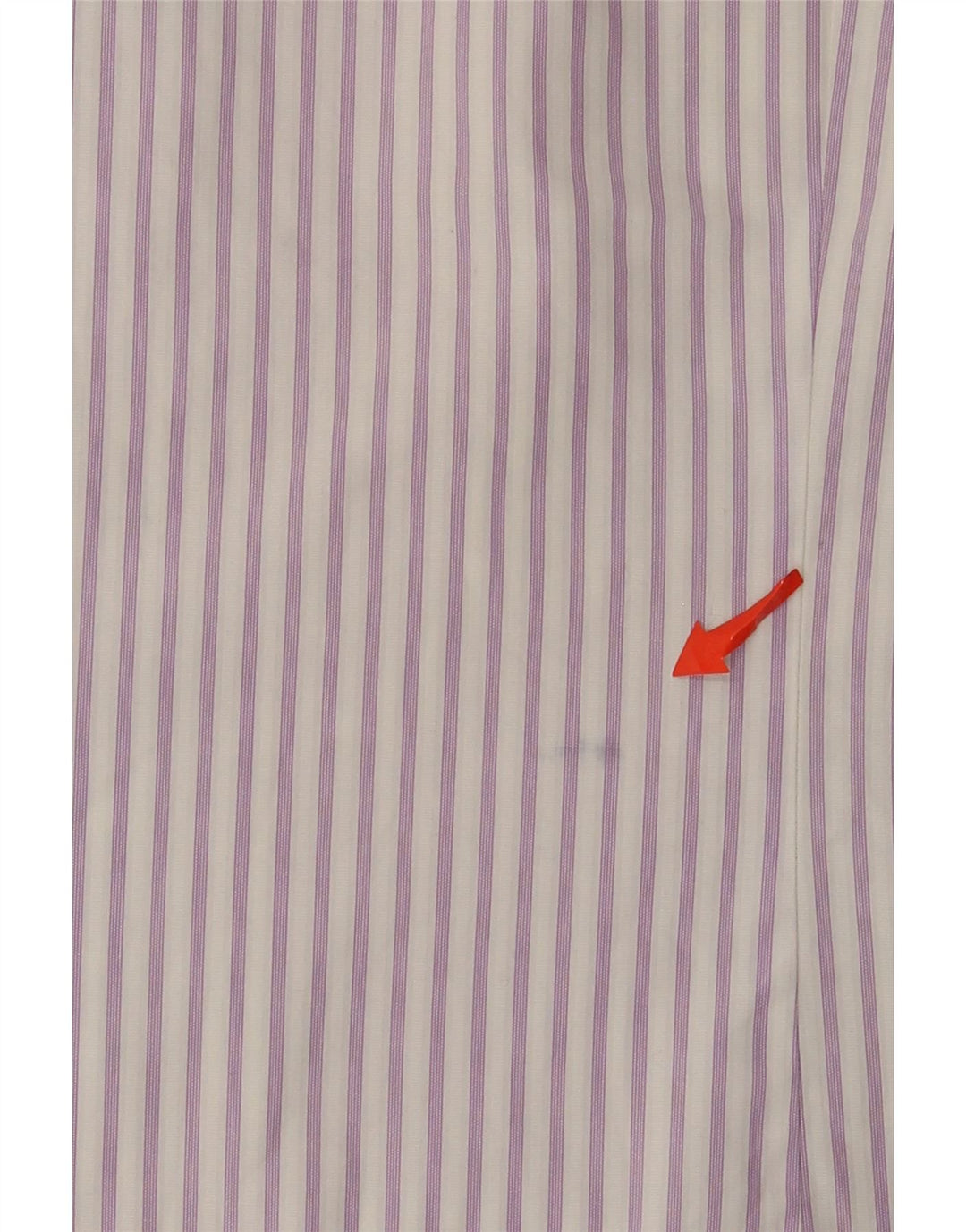 Ted Baker Chemise homme Taille 4 Grand coton à fines rayures violet