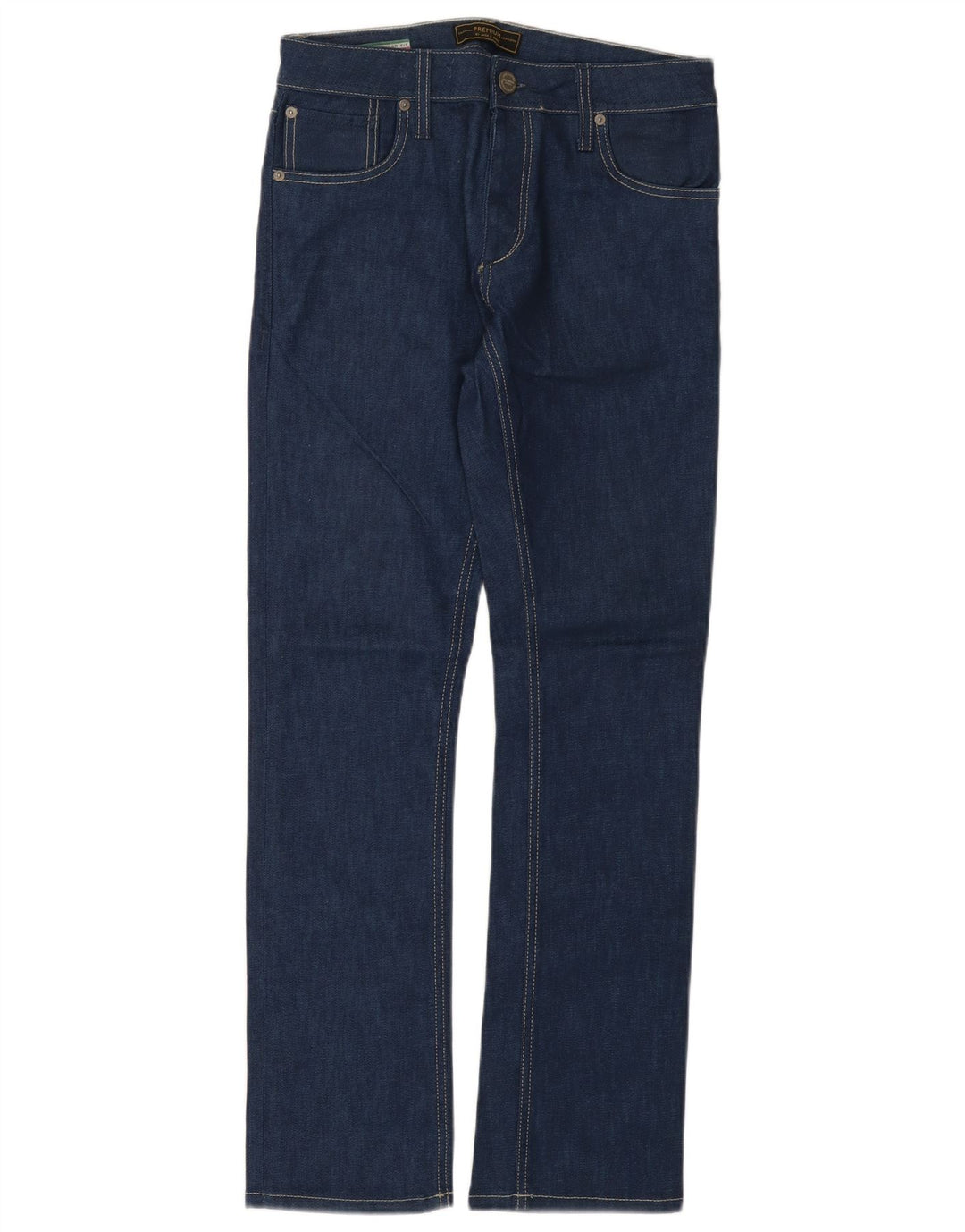 Jack & Jones Jean Droit Homme W29 L30 Bleu Coton