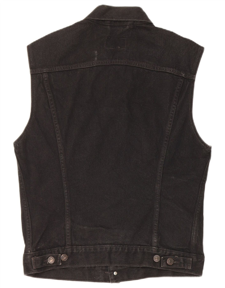 Levi's Gilet Denim Homme UK 38 Coton Noir Moyen