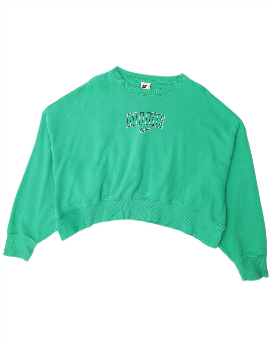 Nike Sweat-shirt court surdimensionné pour femme UK 14 Vert moyen