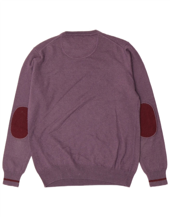 Harmont & Blaine Pull Col Rond Homme Violet Moyen Laine
