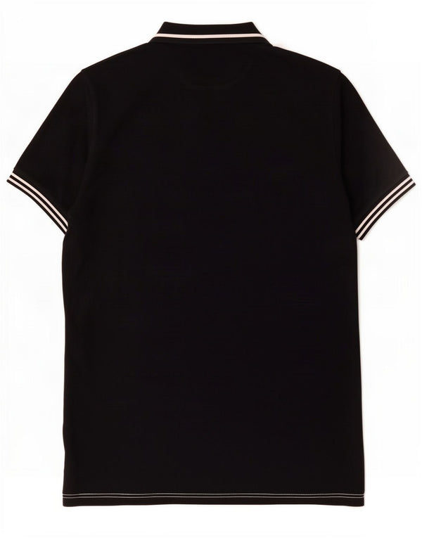 Massimo Dutti Polo Homme XL Bleu Marine Coton