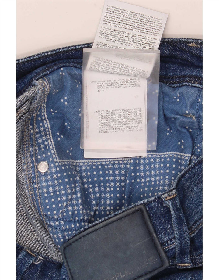 Replay Jean Slim Homme W32 L32 Bleu Coton
