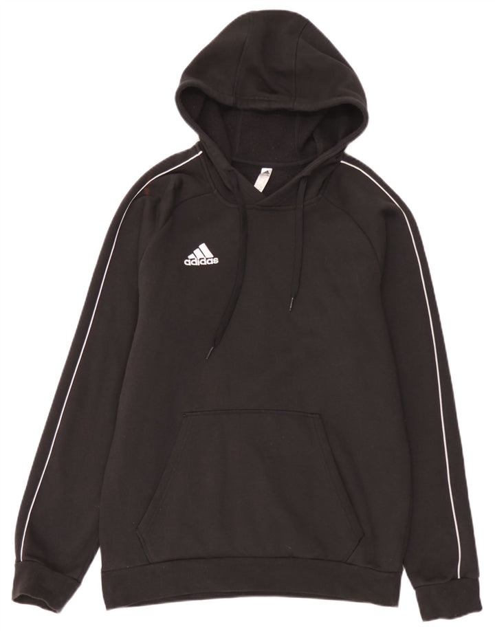 Adidas Pull à capuche pour homme en coton noir moyen