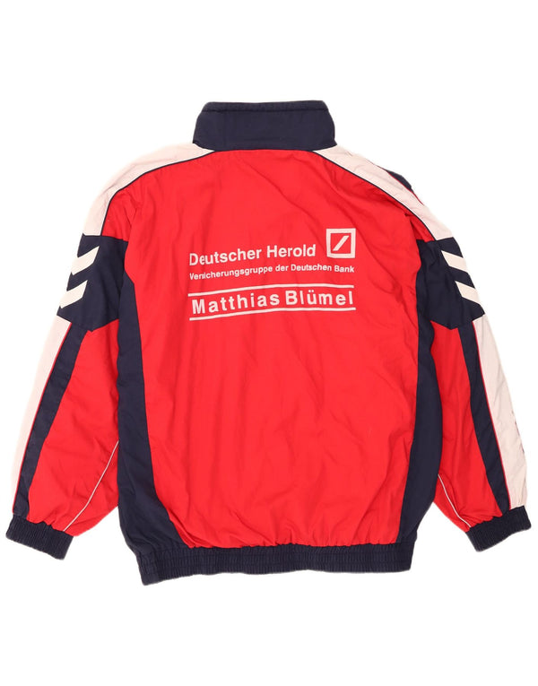 Hummel Veste de Survêtement Graphique Homme Large Rouge Colorblock Sports