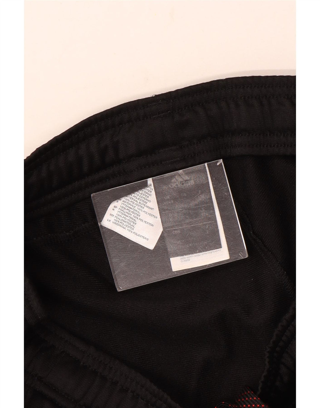 Adidas Pantalon de survêtement pour homme UK 38/40 Medium Noir Polyester