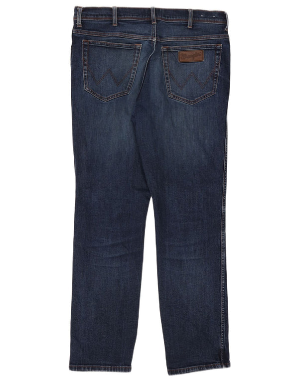 Wrangler Jean Slim Texas Homme W36 L32 Bleu Coton