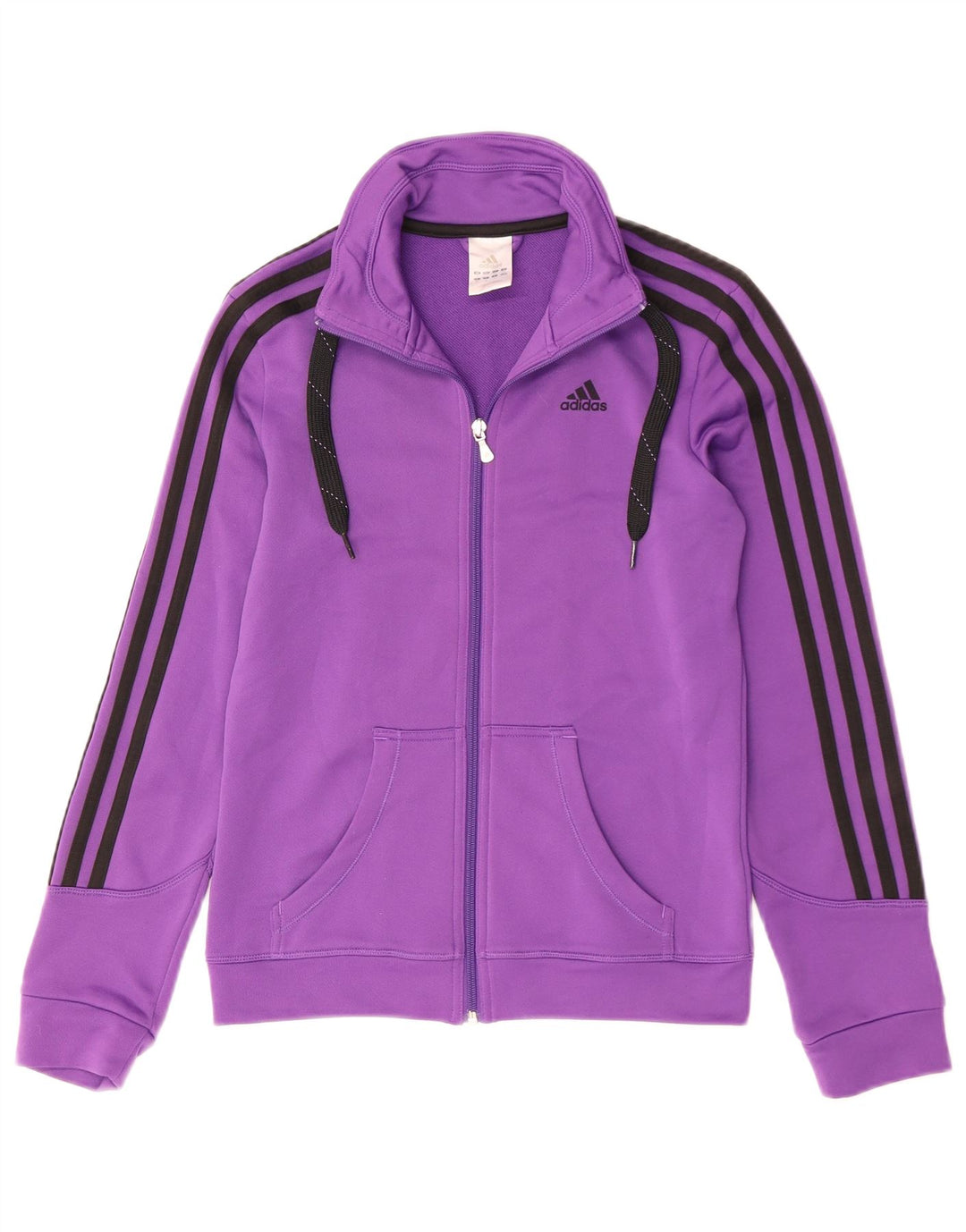 ADIDAS Veste de survêtement pour femme UK 10 Small Violet Polyester