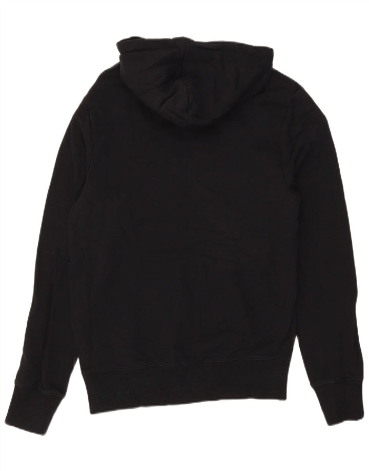 Fred Perry Pull à capuche graphique pour homme Petit coton noir