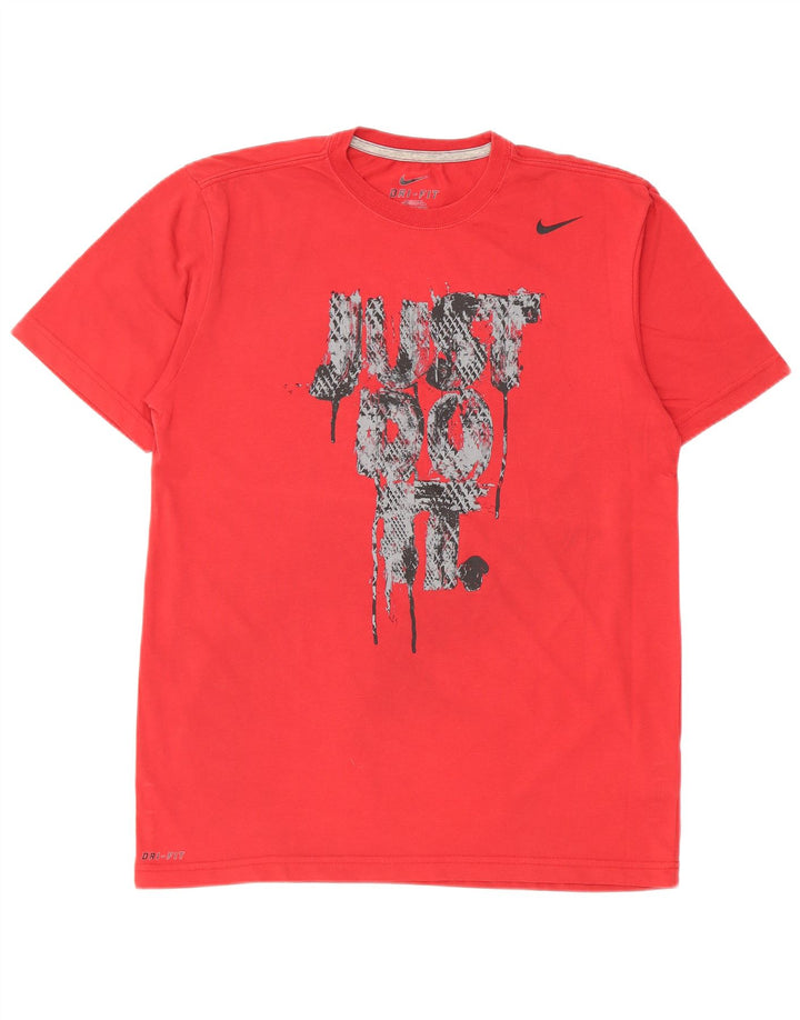 NIKE T-Shirt Dri Fit Graphic Homme Rouge Moyen Coton