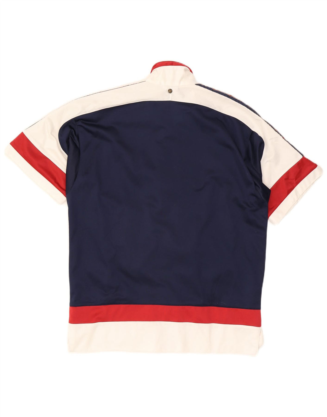Champion Veste de Survêtement à Manches Courtes pour Homme Petit Bleu Marine Colorblock