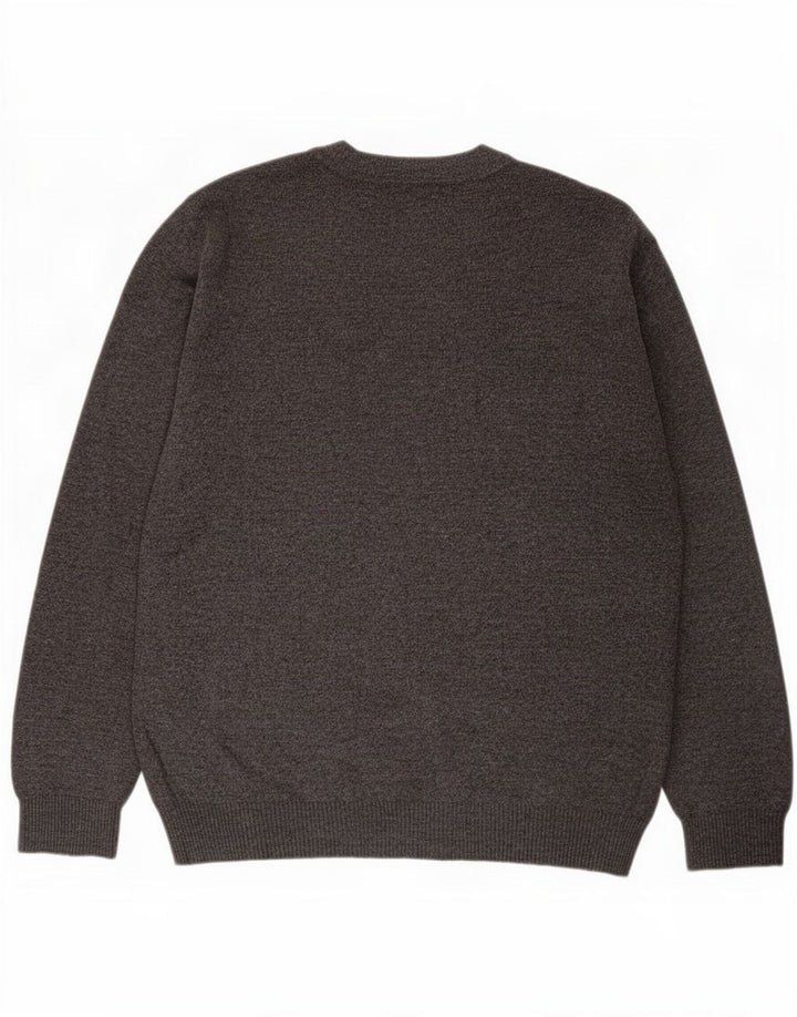 Marlboro Classics Pull à col rond pour homme 2XL Gris Laine