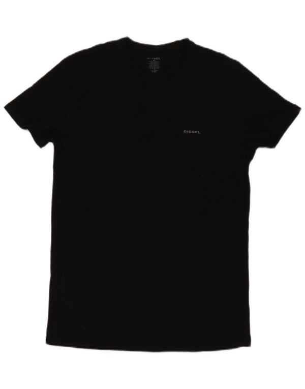 Diesel T-Shirt Homme Noir Moyen Coton