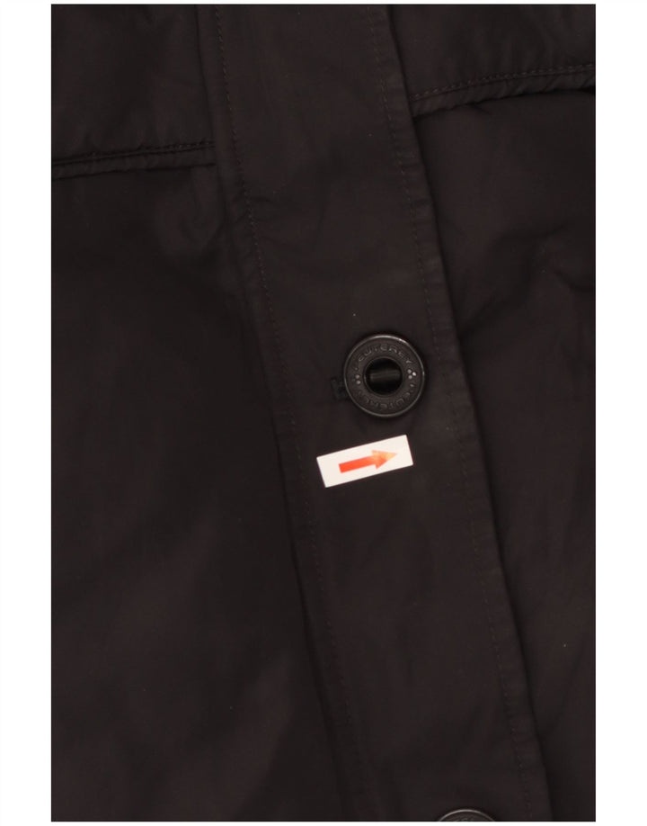 PEUTEREY Manteau Rembourré IT 40 Petit Noir Polyamide Femme