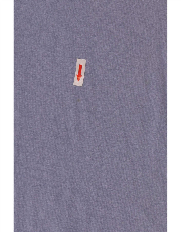 Top Femme White Stuff Manches Longues UK 12 Bleu Moyen Coton