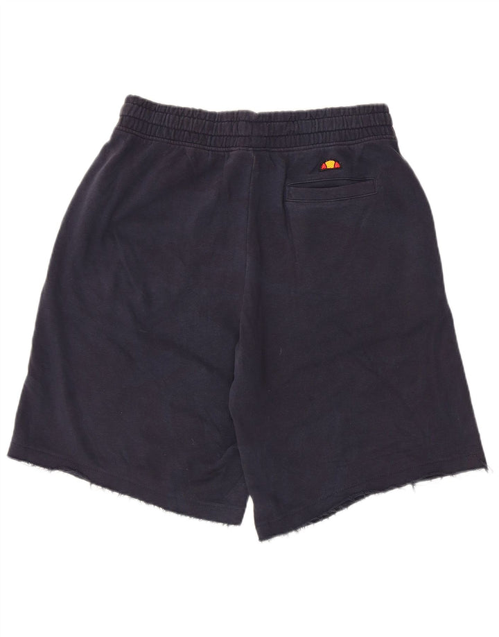 Ellesse Short de sport graphique pour homme en coton bleu marine Taille L