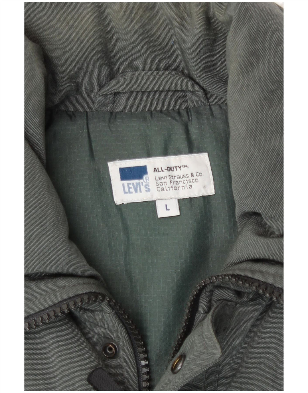 Levi's Gilet rembourré homme UK 40 Large Vert Polyamide