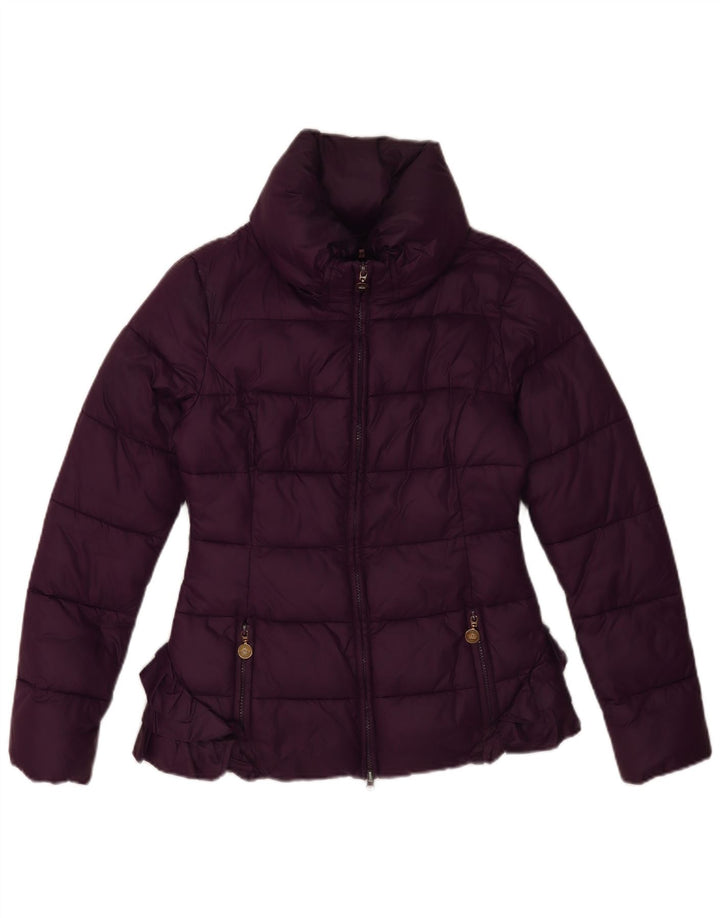 Fornarina Veste matelassée pour femme UK 12 Violet moyen