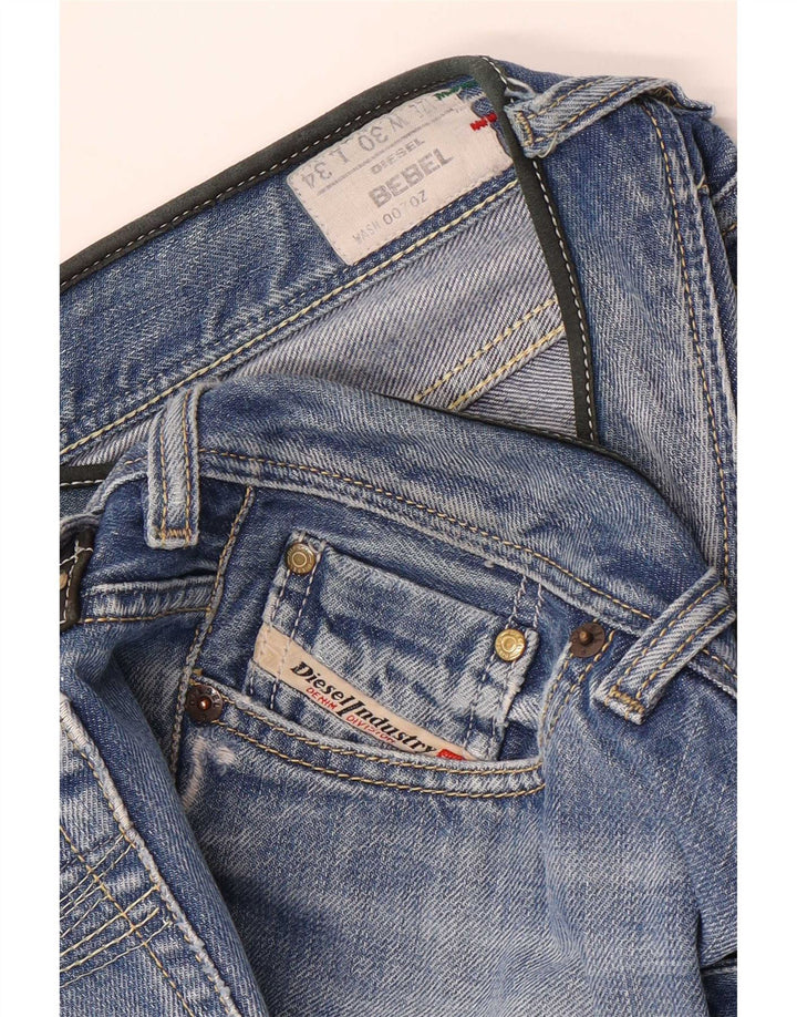 Jean Bootcut Femme Diesel BEBEL W30 L34 Bleu Coton