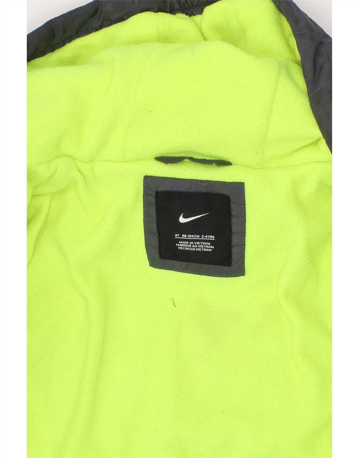 Veste matelassée à capuche Nike Garçon 3-4 ans Gris Polyester
