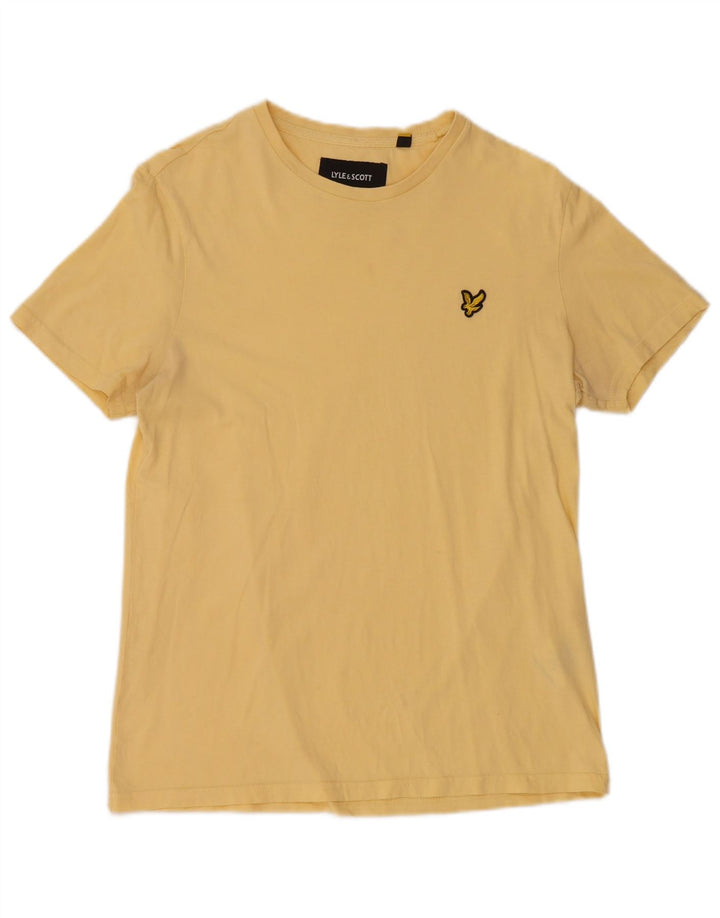 LYLE & SCOTT T-Shirt Homme Petit Jaune Coton