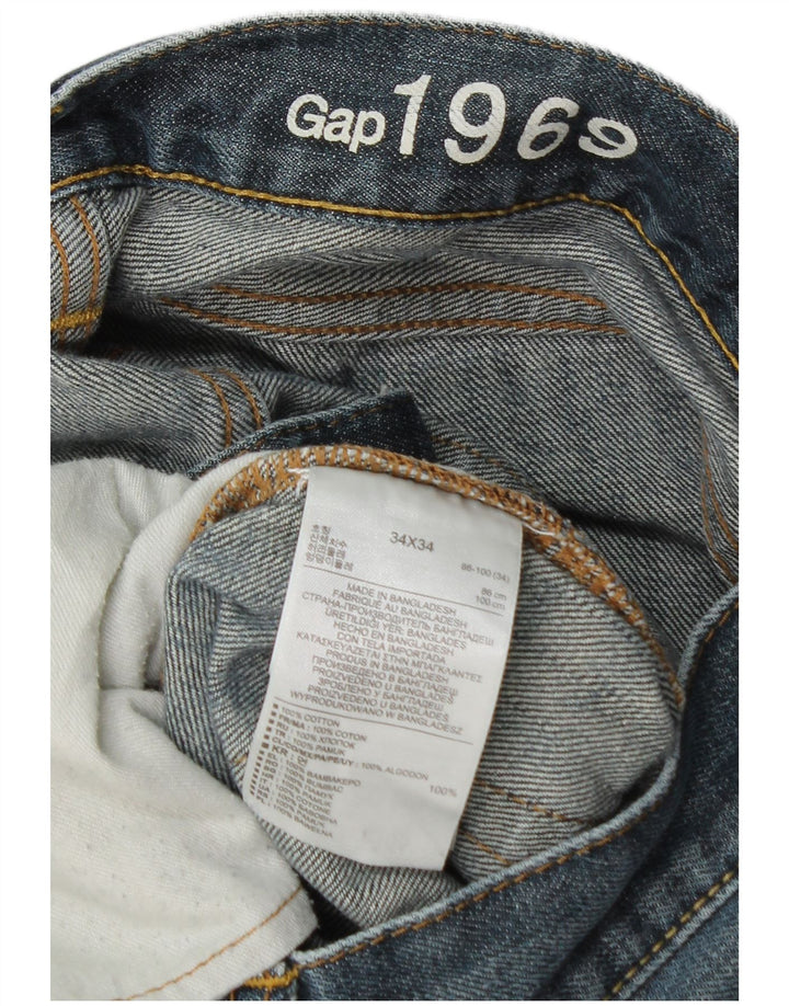 Gap Jean droit homme W34 L34 bleu coton