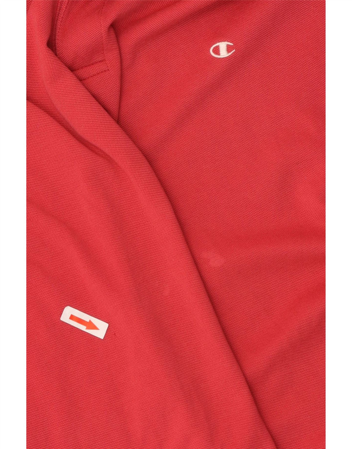 CHAMPION Polo Easy Fit Homme Rouge Taille L