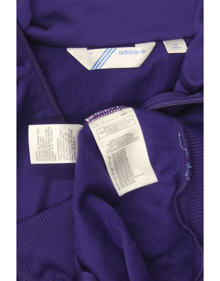 Adidas Veste de survêtement pour femme IT 42 Violet moyen Polyester