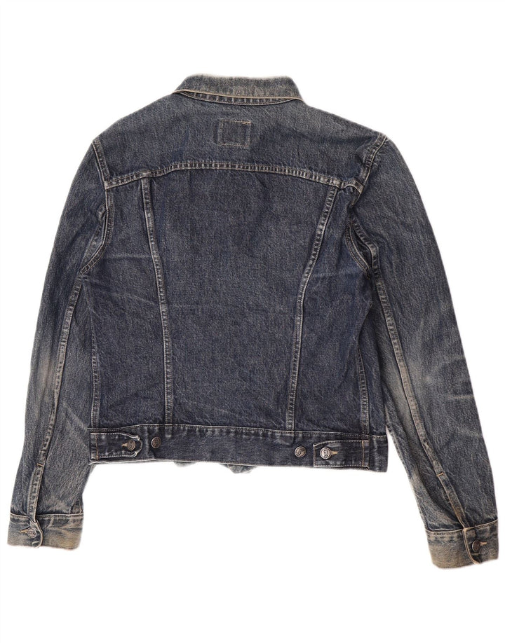 Gas Veste en Jean Femme UK 14 Coton Bleu Marine Moyen