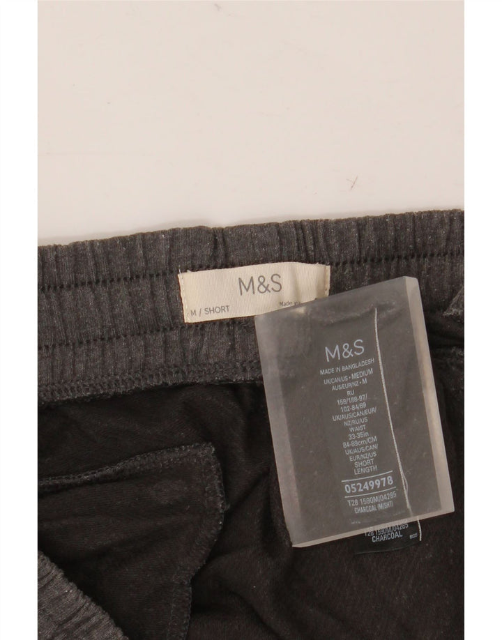 Marks & Spencer Pantalon de Survêtement Gris Moyen Coton Homme