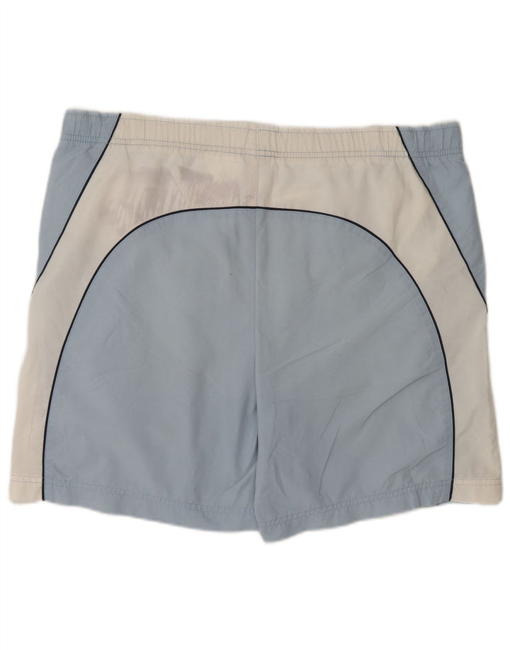 Nike Short de sport pour homme en nylon color block Bleu Taille L