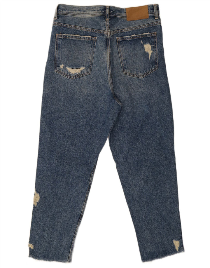 Zara Jean court en détresse pour homme EU 40 Medium W31 L26 Bleu Coton