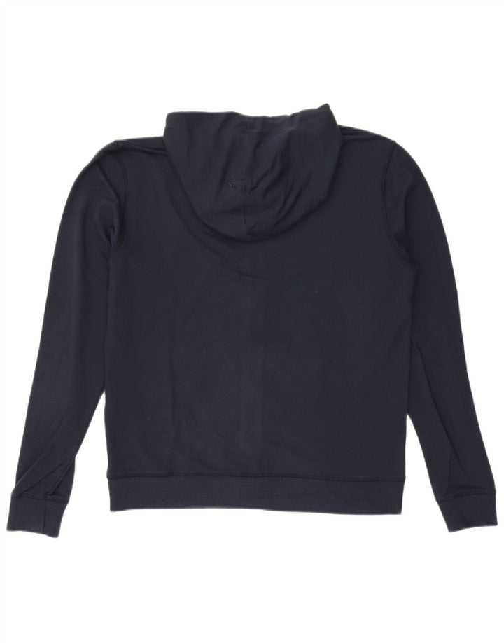 Weird Fish Pull à capuche zippé pour homme en viscose bleu marine