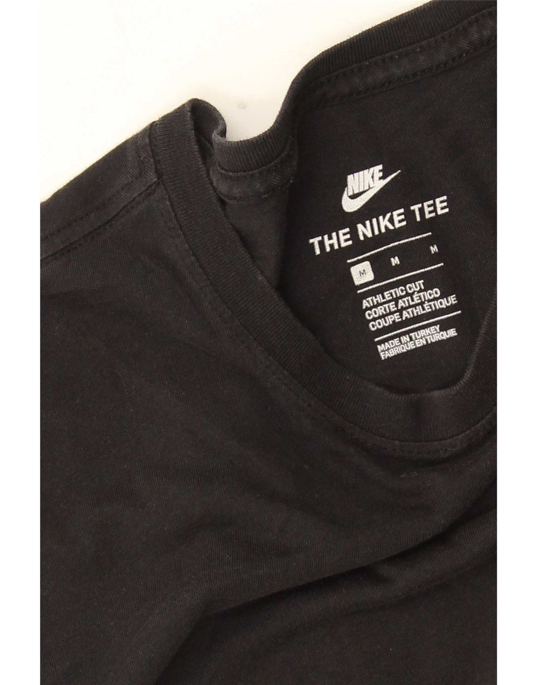 Nike T-shirt coupe athlétique pour homme Noir moyen