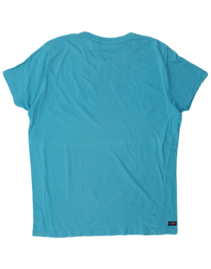 U.S. Polo Assn. T-Shirt Homme Haut Grand Bleu