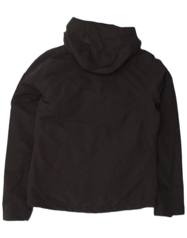 Superdry Veste coupe-vent à capuche pour femme UK 10 Small Noir Polyester