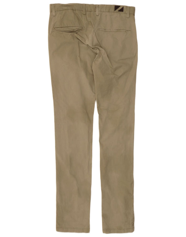 Zara Pantalon Chino Slim Homme EU 40 Medium W31 L34 Coton Kaki